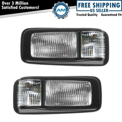 Juego de luces marcadoras de esquina lado conductor y pasajero para 08-09 GMC 08-11 Isuzu Foto 1 de 4