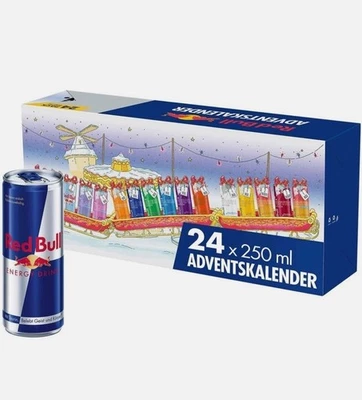 RED BULL Calendario de Adviento RedBull 2025| Edición Limitada| 24 latas de 250 ml|Regalo| NUEVO Y EMBALAJE ORIGINAL