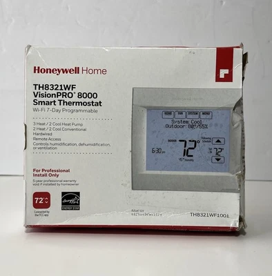 Honeywell Home TH8321WF VisionPRO 8000 WiFi 7 Day Programmable Smart Thermostat  - Image 1 of 3