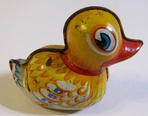 Lehmann Friction Duck PAAK-PAAK 903 Tin Litho Western Germany Vintage 1950's - Picture 1 of 6