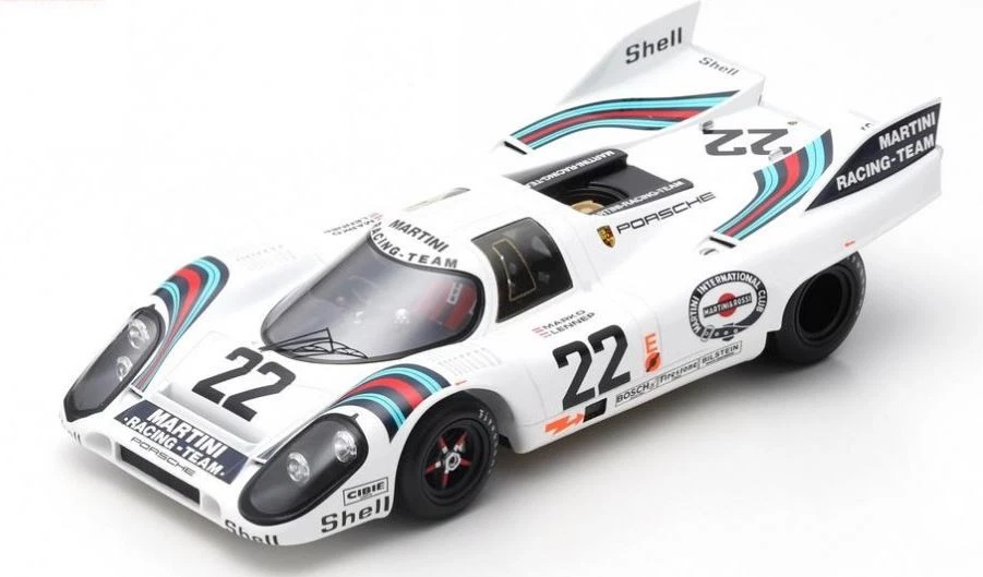 Spark 18LM71 1/18 Porsche 917 K N.22 Vincitore 24H Le Mans 1971 Modello Auto
