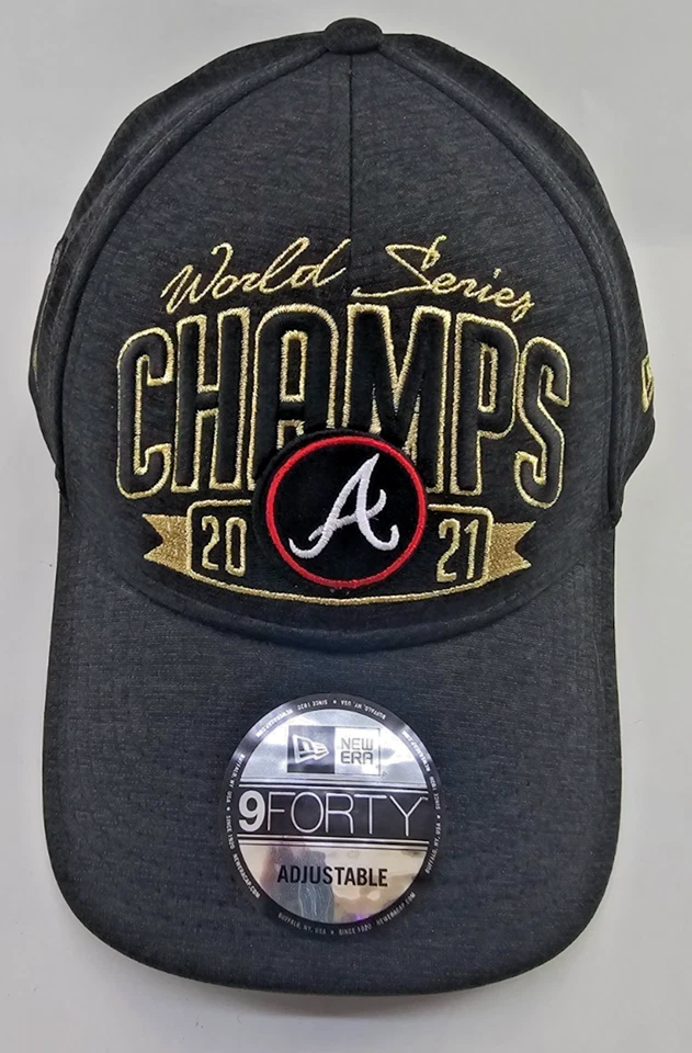 Atlanta Braves Era 2021 World Series Champions 9FORTY Locker Room Hat