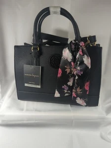 Cartera de cuero vegano Nanette Lepore negra Madilyn nueva con etiquetas - Imagen 1 de 10