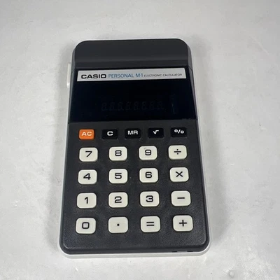 Casio Personal M-1 Electronic Calculator Vintage - VGC working order - Image 1 of 4