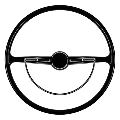LOSCHEN Banjo Style Black Steering Wheel For 1953 - 1967 Volkswagon Beetle - Image 1 of 4