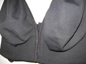 New Women's Front Hook BRA Catherines 50D BLACK & 54B BLACK - Picture 1 of 15