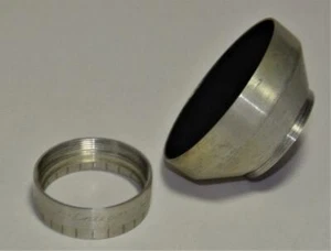 Adaptador de capucha de pantalla de lente Enteco 32 mm raro de colección hecho en EE. UU. - Imagen 1 de 1