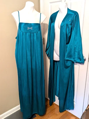 Camisón y bata International Boutique by Undercover Wear verde turquesa 3X Foto 1 de 4