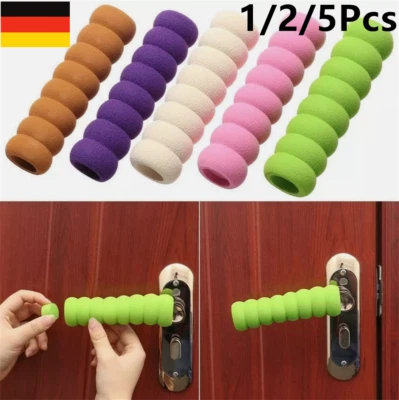 1-5X Türgriff Schutz Schaum Abdeckung Baby Sicherheit Türstopper Anti-Kollision/ - Bild 1 von 4