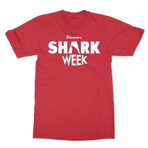 Shark Week Discovery Channel Men's T-Shirt - Picture 1 of 16