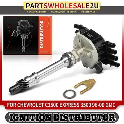 Distribuidor de encendido con tapa y rotor para Chevrolet C2500 Express 3500 GMC G3500 Foto 1 de 4