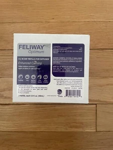 Feliway Optimum Cat Enhanced Pheromone 3-Pack Refill EXP Sep 2027 New - Picture 1 of 7