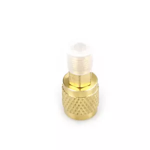 New R410 Brass Adapter 1/4" Male to 5/16" Female Charging Hose to Pum.fb - Picture 1 of 6