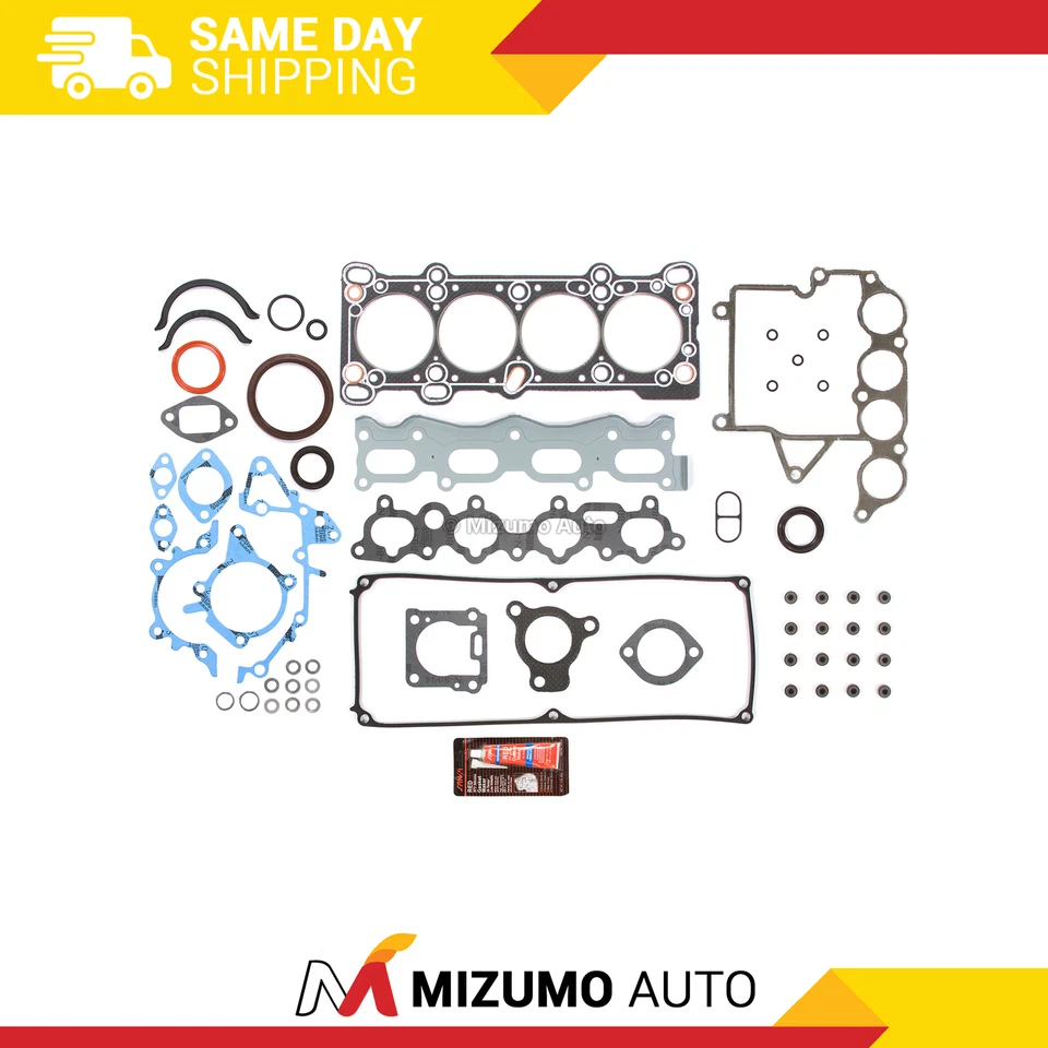 Full Gasket Set Fit Mazda MX3 323 1.6L B6 B6B SOHC 16-Valve - Image 1 of 4