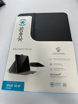 Speck - Balance Folio Case for Apple 10.9-inch iPad (iPAD 2022) -Metallic Grey - Image 1 of 4