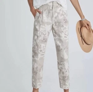 Anthropologie Cartonnier Floral Print Charlie Trousers. Size 30 NWT - Picture 1 of 3