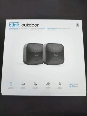 Blink Outdoor 2 Camera System - Two Year Battery Life Black - Image 1 of 2