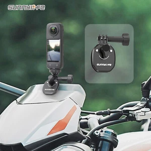 Motorcycle Windshield Camera Mount for DJI Action/Pocket/Insta360 GO/Ace/One R - Picture 1 of 23
