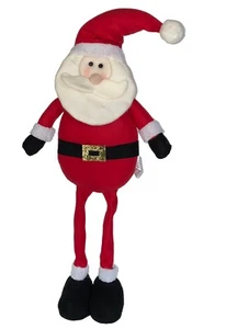 25” Standing Santa Door Greeter Plush Christmas Home Decor Legs Weighted Shoes - Picture 1 of 9