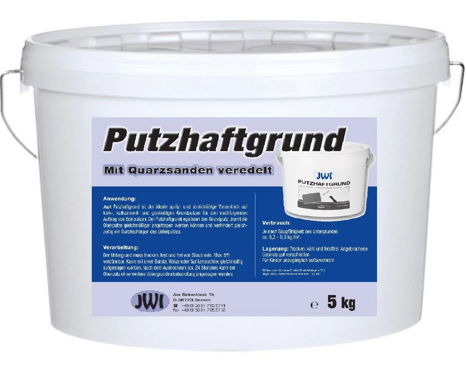 PROFI Putzgrund Putzgrundierung Putzhaftgrund Quarzgrund Grundierung 5 kg - Bild 1 von 1