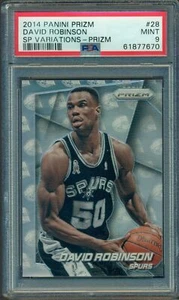 2014-15 Panini Prizm SP Variations Prizm David Robinson #28 PSA 9 - Bild 1 von 2