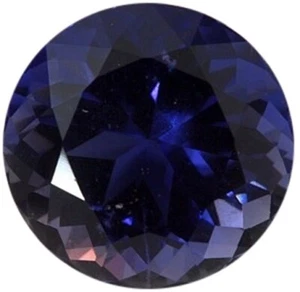 Natural Extra Fine Vivid Purple Blue Iolite - Round - Tanzania - AAA+ Grade - To - Picture 1 of 1