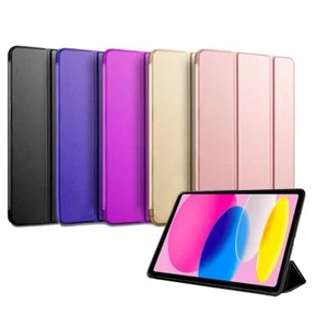 For Apple iPad 10.2 10th 8th 7 Pro Air 13 11 4 5 Mini 6 Folio Smart Leather Case - Picture 1 of 40