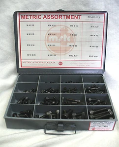 METRISCHE INNENSECHSKANTSCHRAUBE (INNENSECHSKANTSCHRAUBE) SCHRAUBENSORTIMENT DIN 912, HOCHFEST 12,9 - Bild 1 von 3
