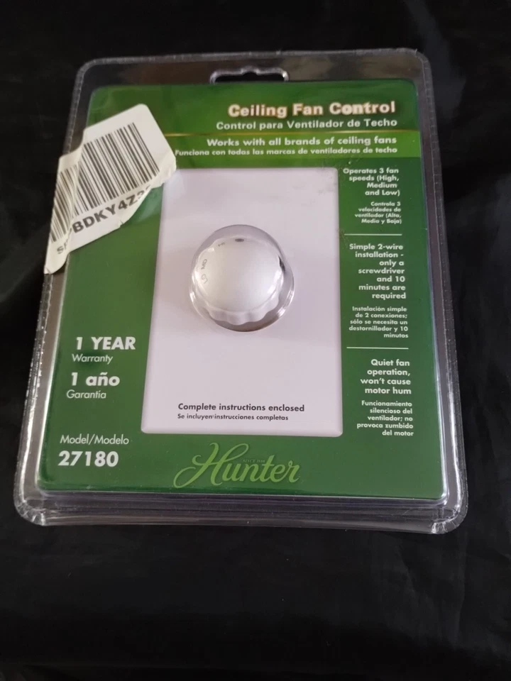 ALL FAN 3-Speed Ceiling Fan Control DIY For All Brands HUNTER Model 27180 - Image 1 of 4