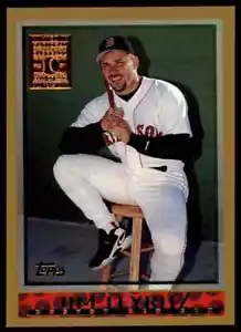 1998 Topps Minted in Cooperstown Jim Leyritz Boston Red Sox #438 - Picture 1 of 2