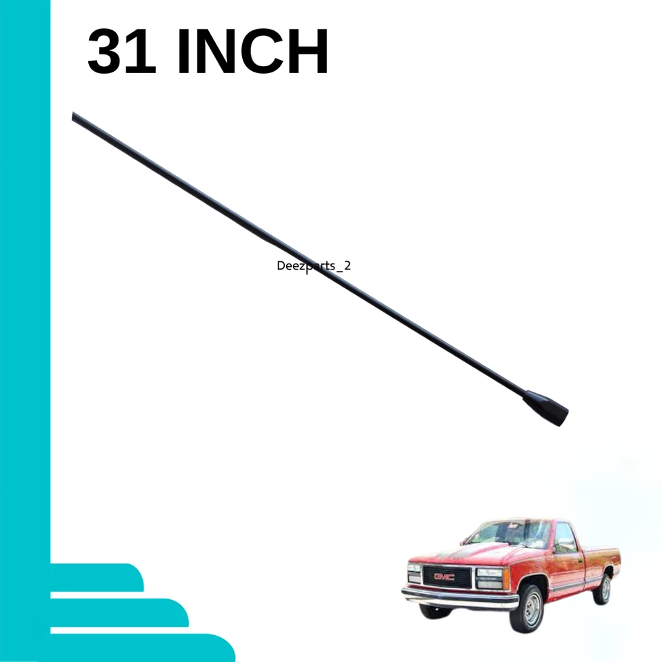 31" Antenna Black for GMC Savana 3500 1996-2024 Female - Image 1 of 4