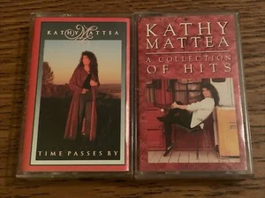 Kathy Mattea Lot of 2 Cassette Tapes - Time Passes By & Collection of Hits - Picture 1 of 3