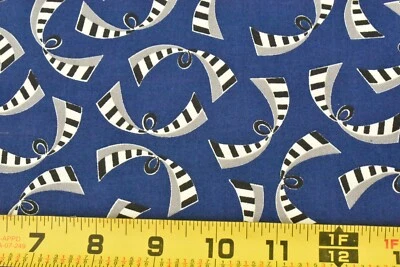 By 1/2 Yd, Black White & Gray Abstract on Navy, Moda, Klop, American Jane, V397 - Image 1 of 4