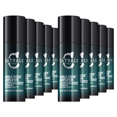 TIGI Catwalk CURLS ROCK AMPLIFIER Nourishing Curl Styling Fluid 10x 150ml - Image 1 of 4
