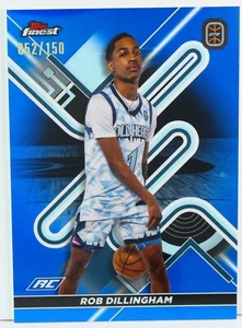 2022-23 Topps Finest OTE Overtime Elite Rob Dillingham /150 Blue Refractor #28 - Picture 1 of 2