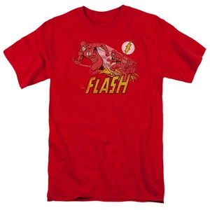 The Flash - Crimson Comet "Red" Color T-Shirt DC Comics Sizes S-3X NEW - Picture 1 of 2