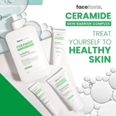 FACE FACTS Gesichtsfakten Ceramid Augencreme - Auffüllen reduziert Schwellungen + dunkle Ringe 15ml