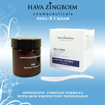 Hava Zingboim  Azel - X Cream Anti Aging Acne Treat Skin Moisturaizer 1oz 30ml - Image 1 of 4