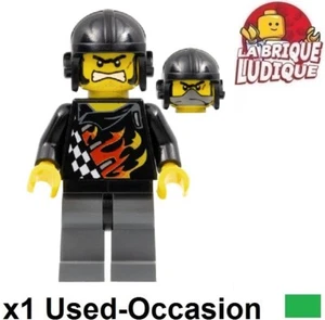 Lego Figurine Minifig World Racers Backyard Blaster 1 (Bart Blaster) wr025 USED - Imagen 1 de 1
