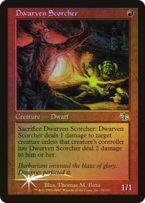 Judgment  MTG FOIL  Dwarven Scorcher  Magic - Image 1 of 2