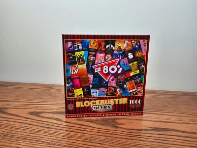 Rompecabezas Master Pieces Blockbuster Películas Años 80 Retro Nostalgia 1000 Piezas Foto 1 de 4