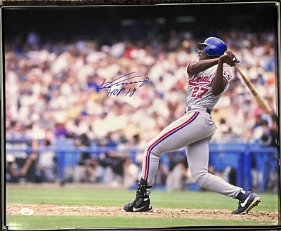 VLADIMIR GUERRERO HOF 18 Signed Autographed Auto 16x20 Photo Montreal Expos JSA - Image 1 of 3