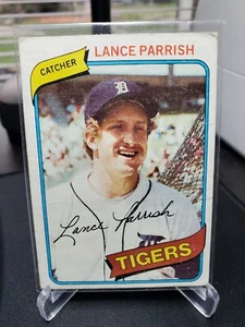 1980 Topps Lance Parrish #196 Tigers - Picture 1 of 2