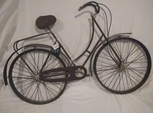 Metall Fahrrad Wandhängend Kunstdekor Fahrrad Skulptur - L 42"" x H 25"" glatte Oberfläche - Bild 1 von 12