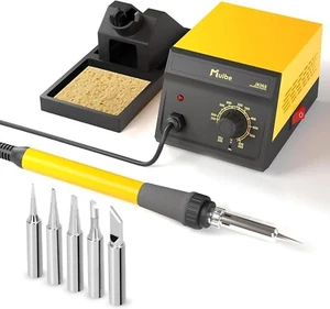 90W Soldering Iron Station Fast Heat Up Solder Sucker Rotary Control - Picture 1 of 7