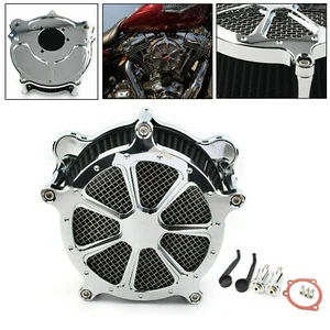 Air Cleaner Intake Filter For Harley Touring Road King Glide FLHR FLHT 1993-2007 - Picture 1 of 12
