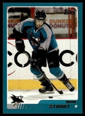 2003 Topps #241 Brad Stuart - San Jose Sharks - Image 1 of 2
