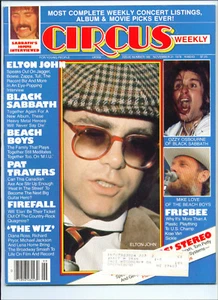 Circus Magazine 1978 November 21 Elton John Ozzy Osbourne - Picture 1 of 1