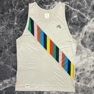 Tracksmith Shirt Mens Small Rowing Blazers Collaboration Running Singlet Tank - Picture 1 of 7