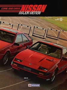 VINTAGE 1985 Nissan Zx Red Sports CarPrint Ad 2 Page Separated - Picture 1 of 2